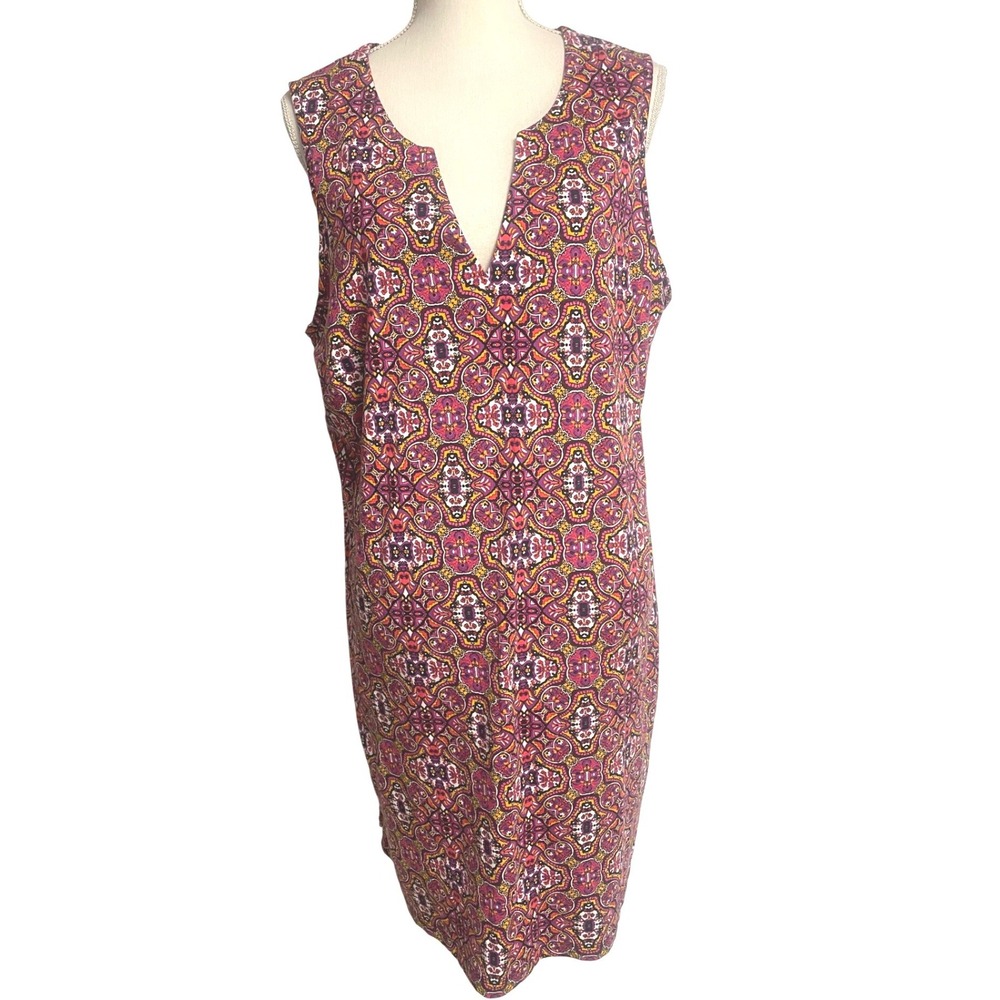 Lands' End Cotton Sleeveless Swim Coverup Dress Women's 1X